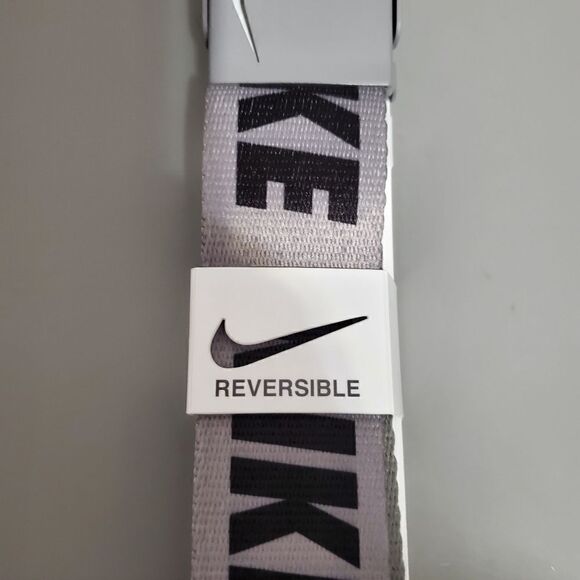 Nike Golf the Web Belt Gray Reversible Adjustable One Size New in Package - Picture 5 of 8